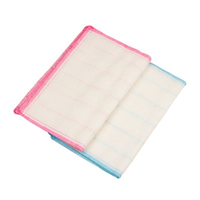 Extra thick water absorb 100% cotton mesh fabric super soft magic kitchen wipes