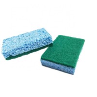 ESD Multi-use Natural Kitchen Dish Washing Scrunge Scrub Cellulose Sponge